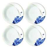 Emperor Flower Salad / Dessert Plate Set of 4